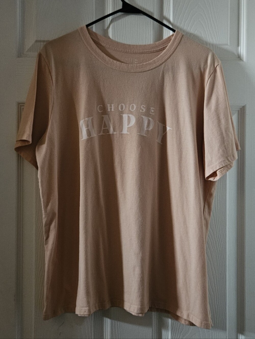 Time & Tru Choose Happy Tee